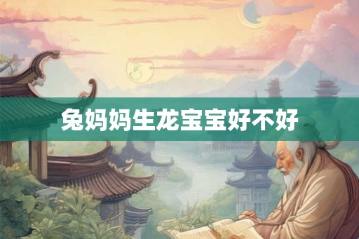 兔妈妈生龙宝宝好不好