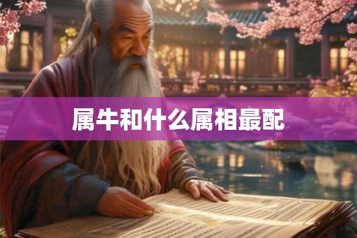 属牛和什么属相最配
