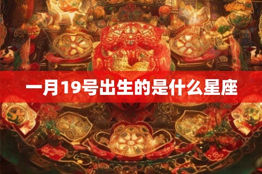 一月19号出生的是什么星座