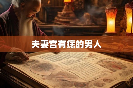 夫妻宫有痣的男人