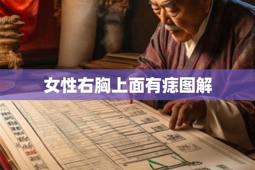 女性右胸上面有痣图解