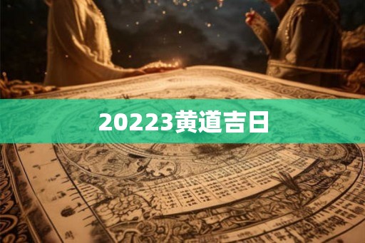 20223黄道吉日