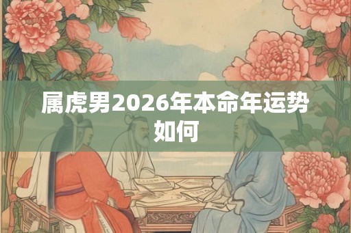 属虎男2026年本命年运势如何