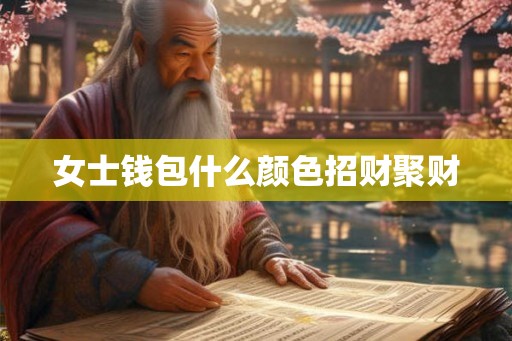 女士钱包什么颜色招财聚财