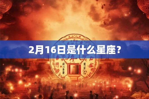 2月16日是什么星座？
