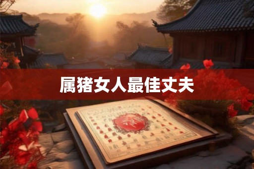 属猪女人最佳丈夫