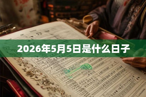 2026年5月5日是什么日子