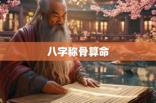 八字称骨算命