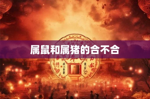属鼠和属猪的合不合 属鼠和属猪的合不合