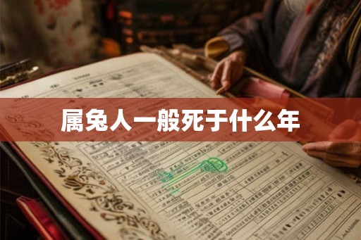 属兔人一般死于什么年