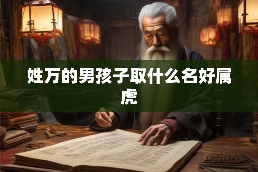 姓万的男孩子取什么名好属虎 姓万的男孩子取什么名好属虎