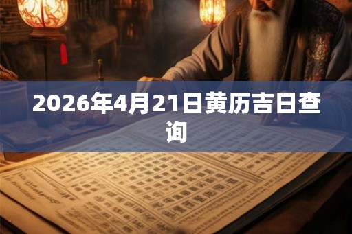 2026年4月21日黄历吉日查询