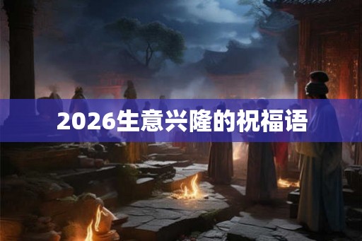 2026生意兴隆的祝福语
