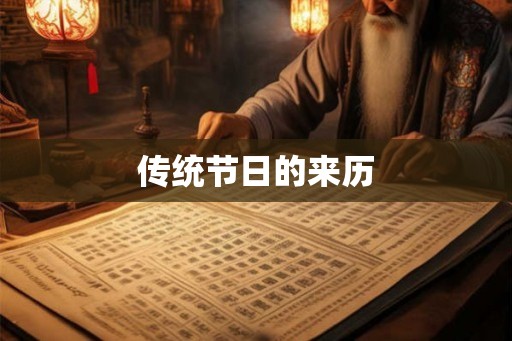 传统节日的来历