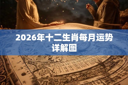 2026年十二生肖每月运势详解图 2026年十二生肖每月运势详解图