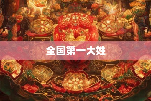 全国第一大姓 全国第一大姓