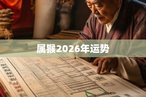 属猴2026年运势