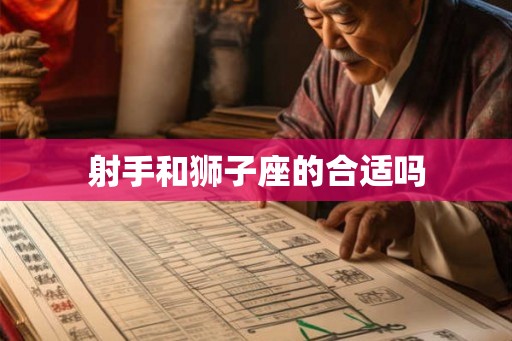 射手和狮子座的合适吗