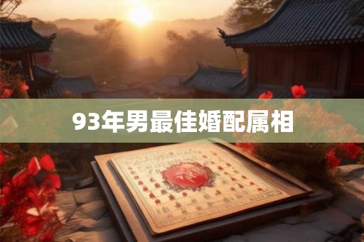 93年男最佳婚配属相 93年男最佳婚配属相