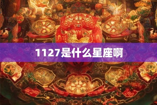 1127是什么星座啊