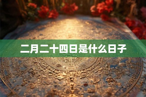 二月二十四日是什么日子 二月二十四日是什么日子