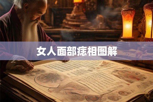 女人面部痣相图解
