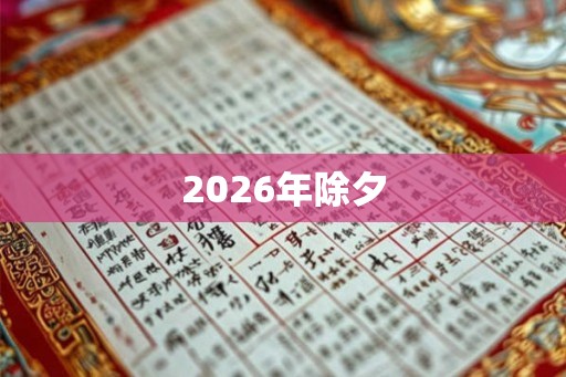 2026年除夕