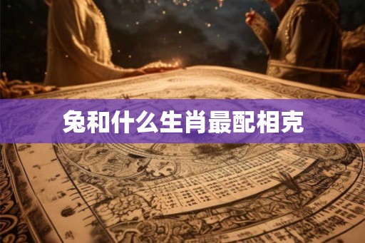 兔和什么生肖最配相克