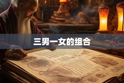 三男一女的组合