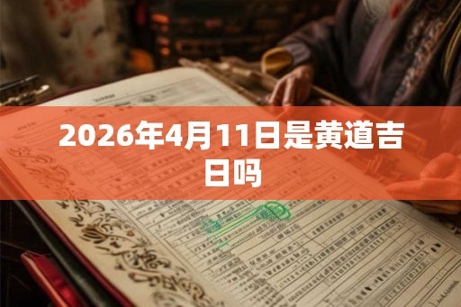2026年4月11日是黄道吉日吗