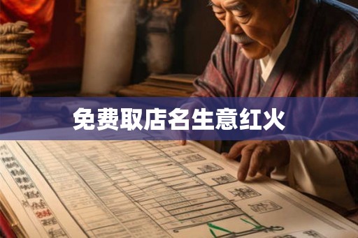 免费取店名生意红火