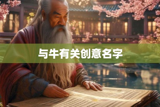 与牛有关创意名字