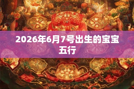 2026年6月7号出生的宝宝五行