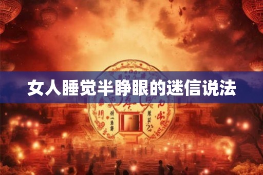 女人睡觉半睁眼的迷信说法