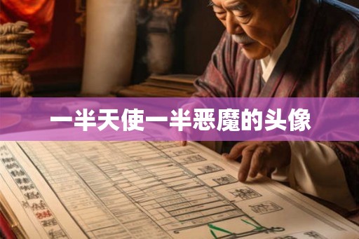 一半天使一半恶魔的头像