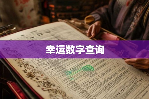 幸运数字查询