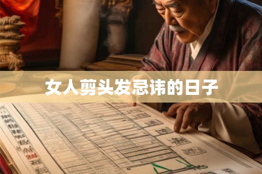 女人剪头发忌讳的日子