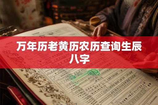 万年历老黄历农历查询生辰八字