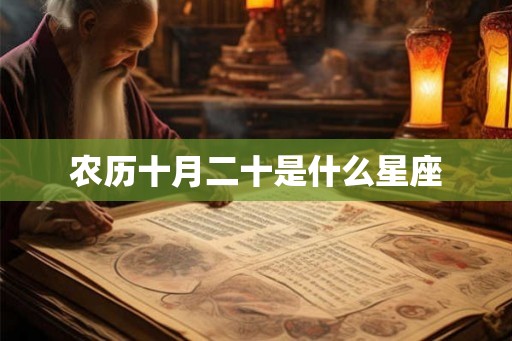 农历十月二十是什么星座