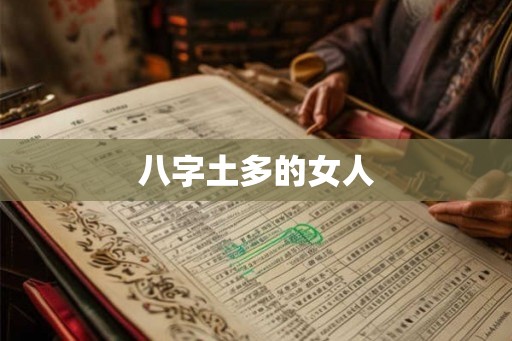 八字土多的女人