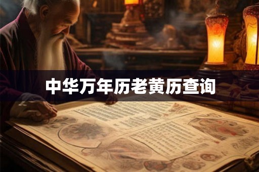 中华万年历老黄历查询 中华万年历老黄历查询