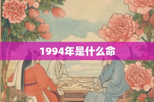 1994年是什么命