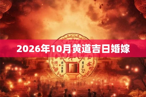 2026年10月黄道吉日婚嫁