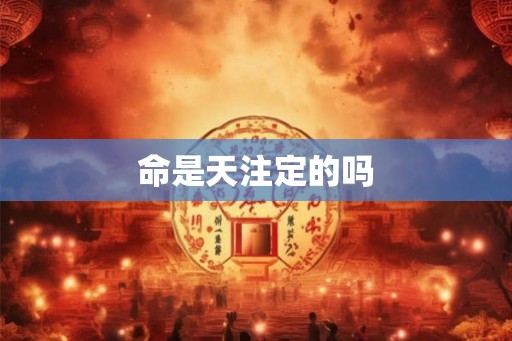 命是天注定的吗