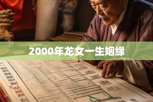 2000年龙女一生姻缘