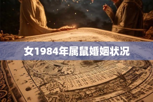 女1984年属鼠婚姻状况 女1984年属鼠婚姻状况