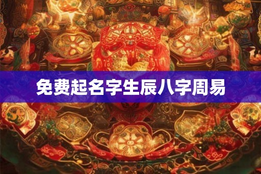 免费起名字生辰八字周易