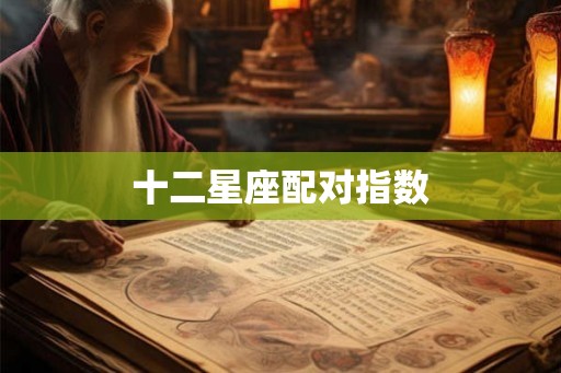 十二星座配对指数