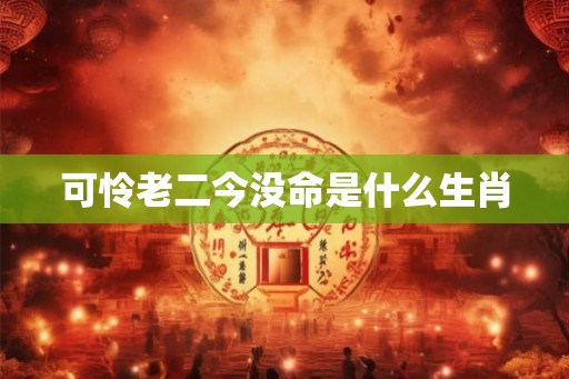 可怜老二今没命是什么生肖
