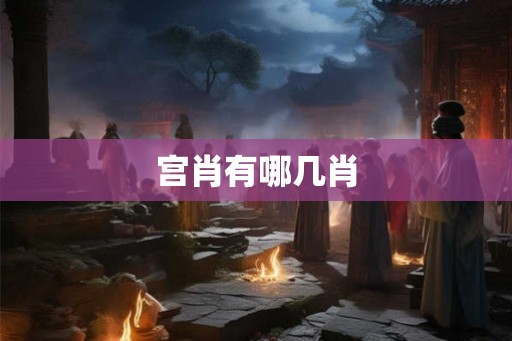 宫肖有哪几肖